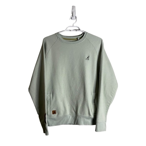 Kangol Women's Pale Green Crewneck Sweatshirt - Picture 1 of 12
